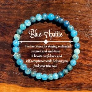 Blue Apatite Clarity Bracelet[Natural Stone Color Random]