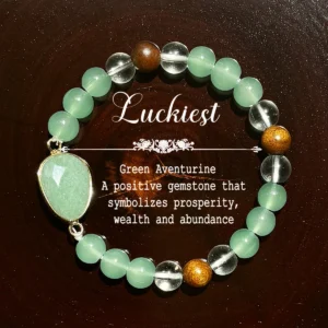 Green Aventurine Abundance Bracelet | Eastern Wood Element Energy