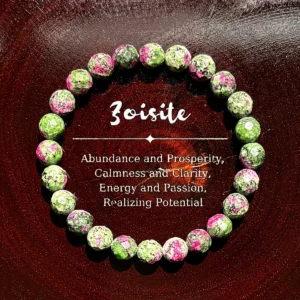 Bohemian Zoisite Energy Bracelet [Natural stone color random]
