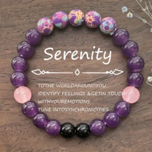 Insomnia protection Serenity Jasper stone beaded bracelet