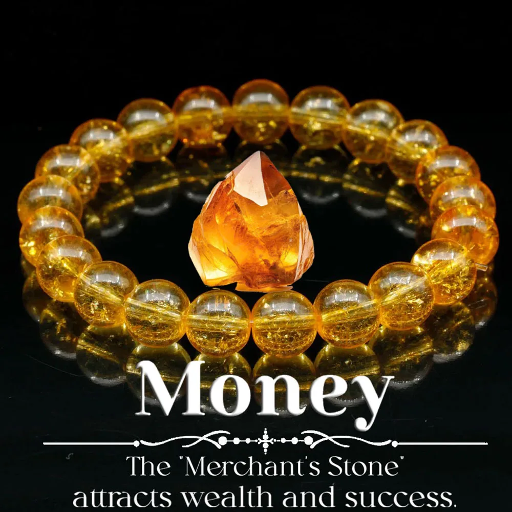 Natural Citrine Abundance Bracelet | Solar Power for Wealth & Confidence