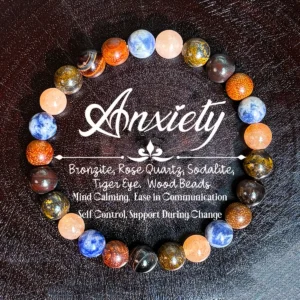 Bronzite Rose Quartz Sodalite Peace Bracelet